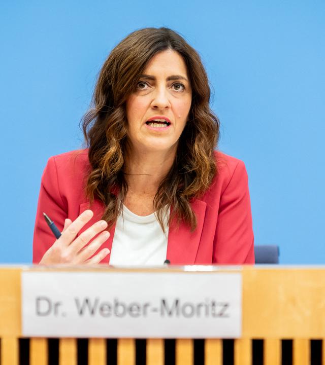 Melanie Weber-Moritz, Präsidentin des Deutschen Mieterbundes, spricht bei der Vorstellung des Mietenreports 2026.