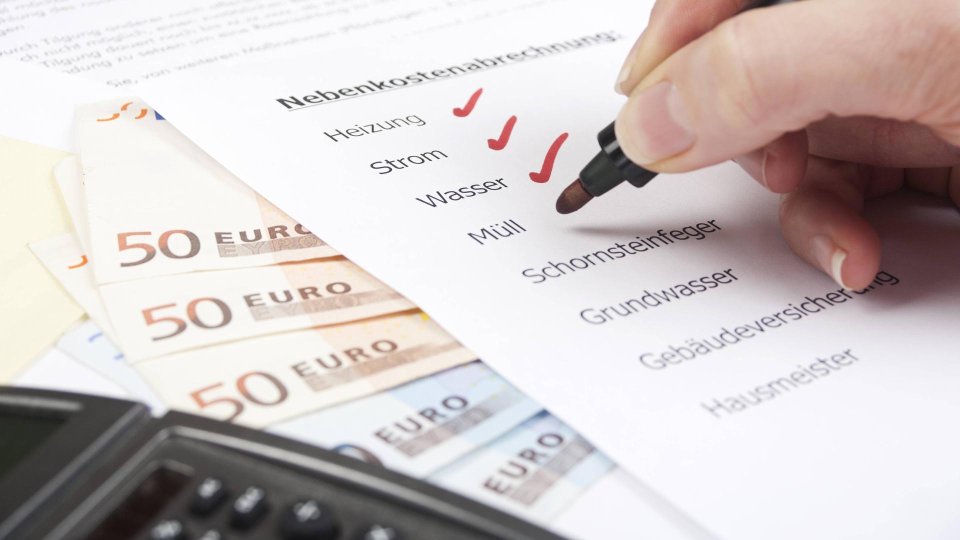 Nebenkostenabrechnung