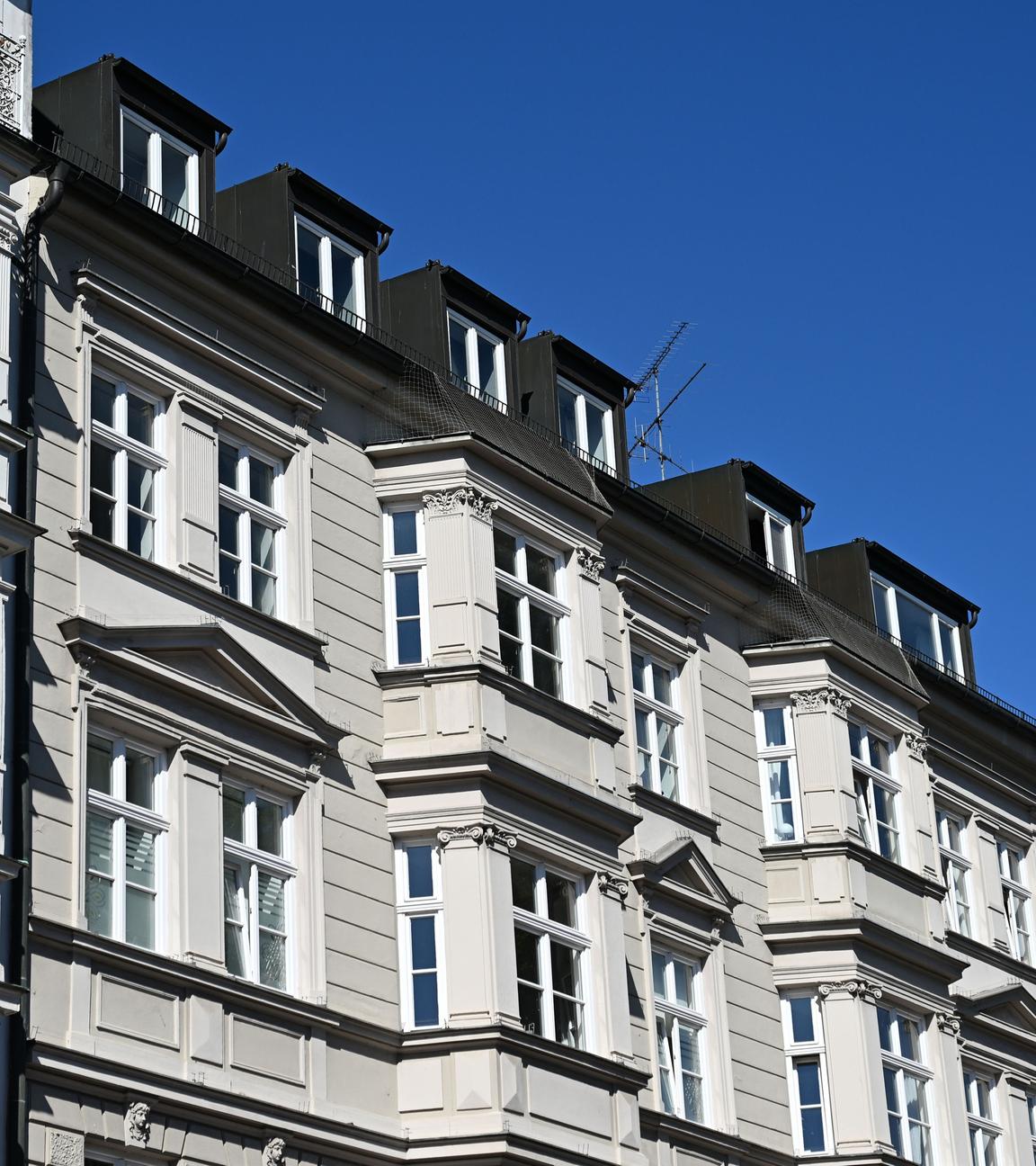 Altbau-Mietshäuser von außen