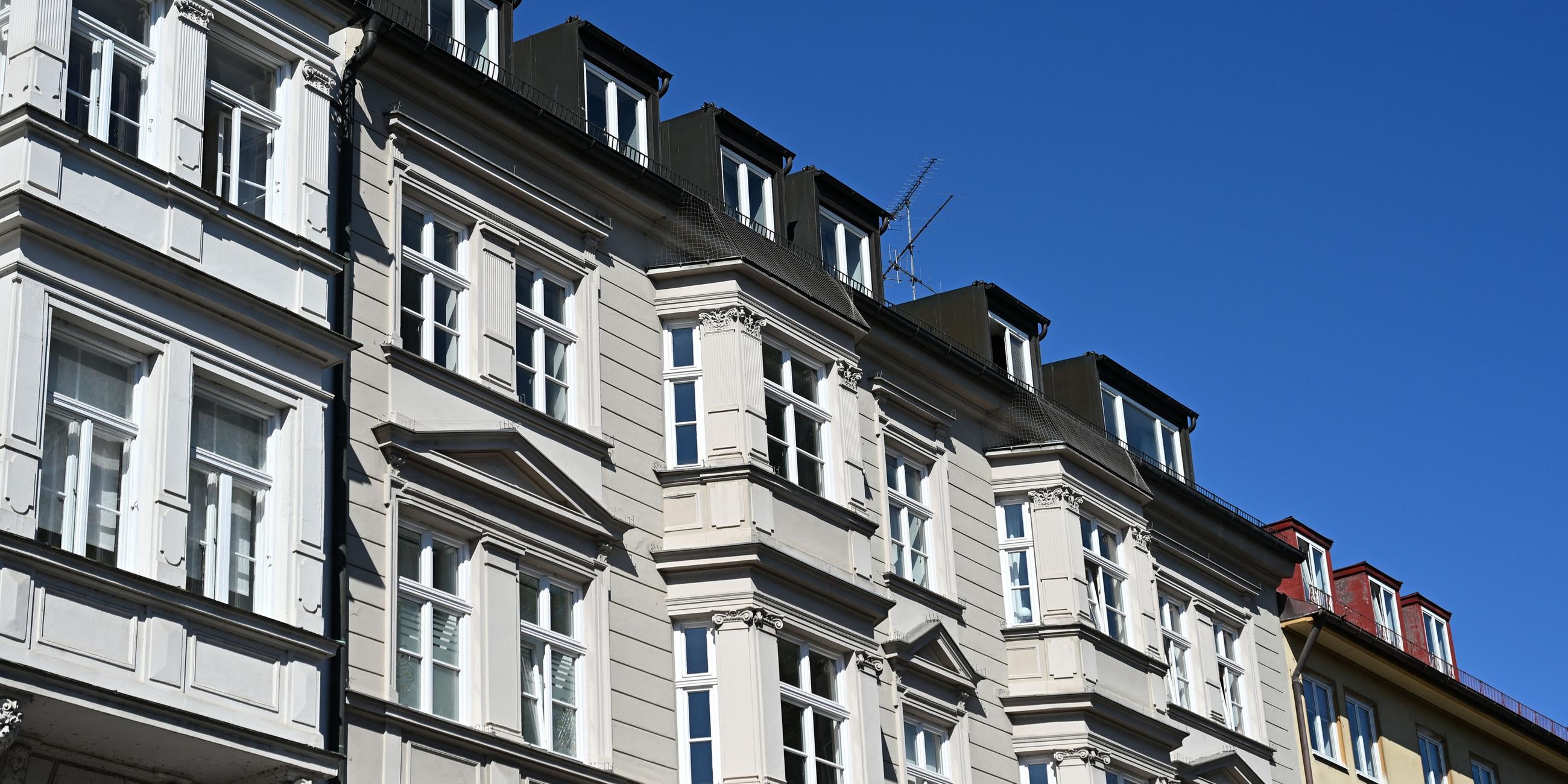 Altbau-Mietshäuser von außen