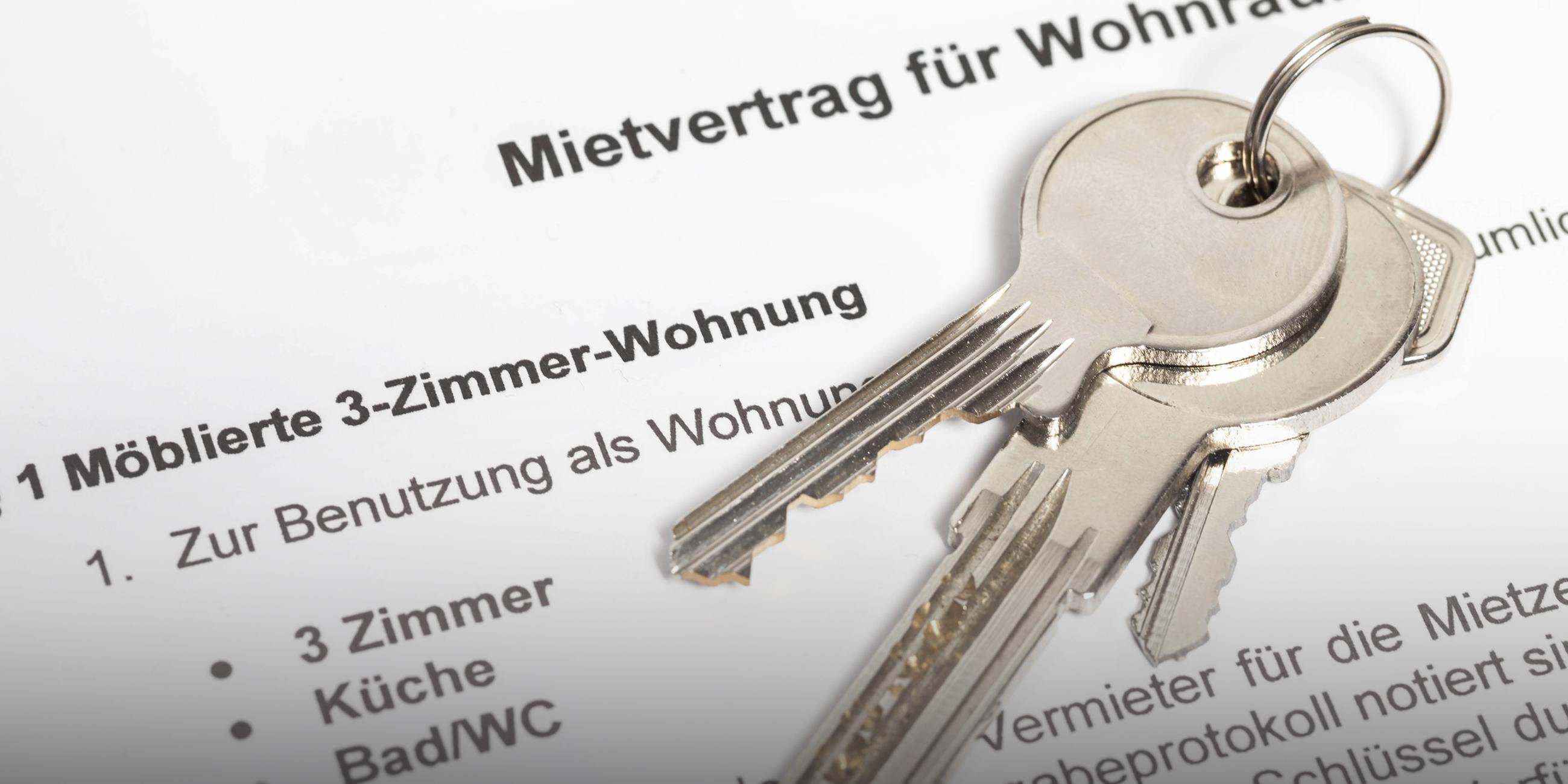Symbolbild: Mietvertrag für möblierte Wohnung