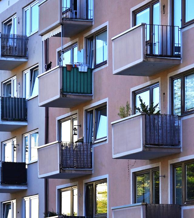 Ein modernes Mietshaus, 
