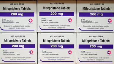 Packungen der Abtreibungspille Mifepriston