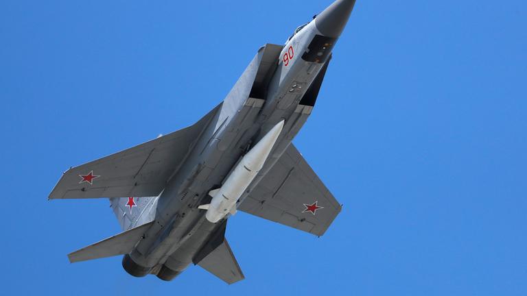 Ein Mikoyan MiG-31 Abfangjäger der russischen Luftwaffe