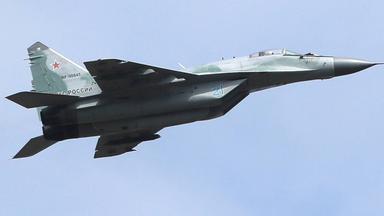 Bild eines russischen Abfangjäger vom Typ Mikojan MiG-31BM.