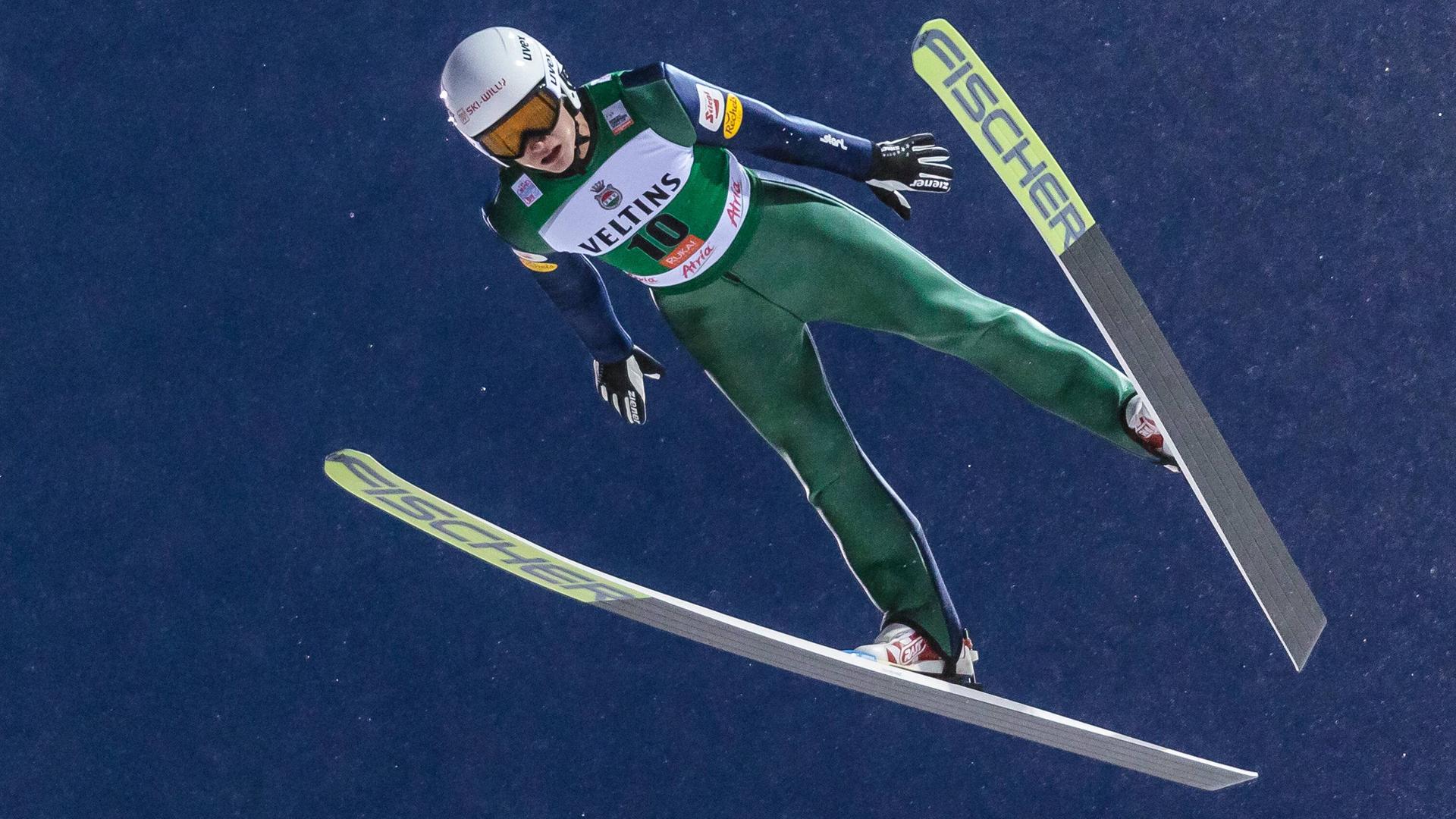 Der österreichische Skilangläufer und Nordische Kombinierer Mika Vermeulen im Jahr 2017