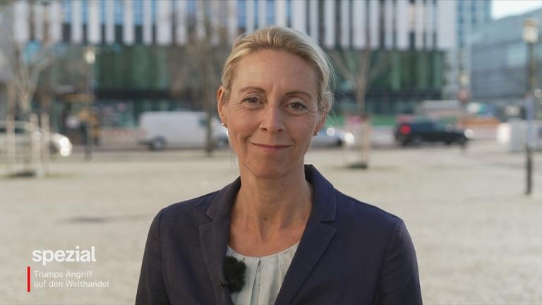 Stormy-Annika Mildner im Interview zu den Trump-Zöllen.