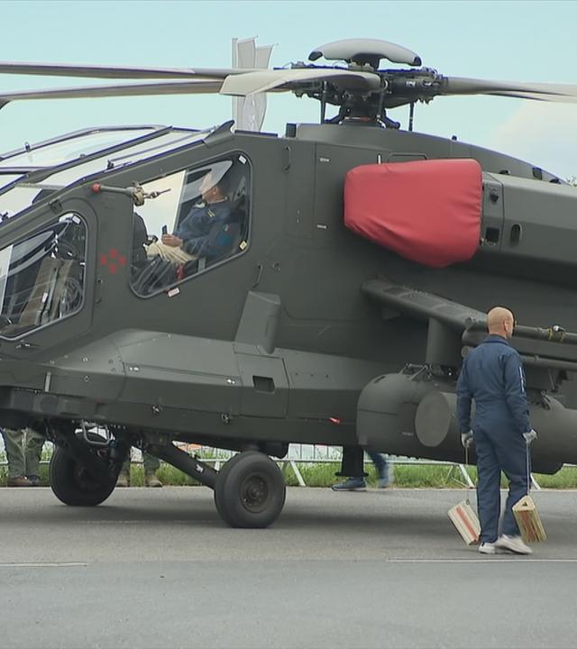 Militärhubschrauber auf der Ila