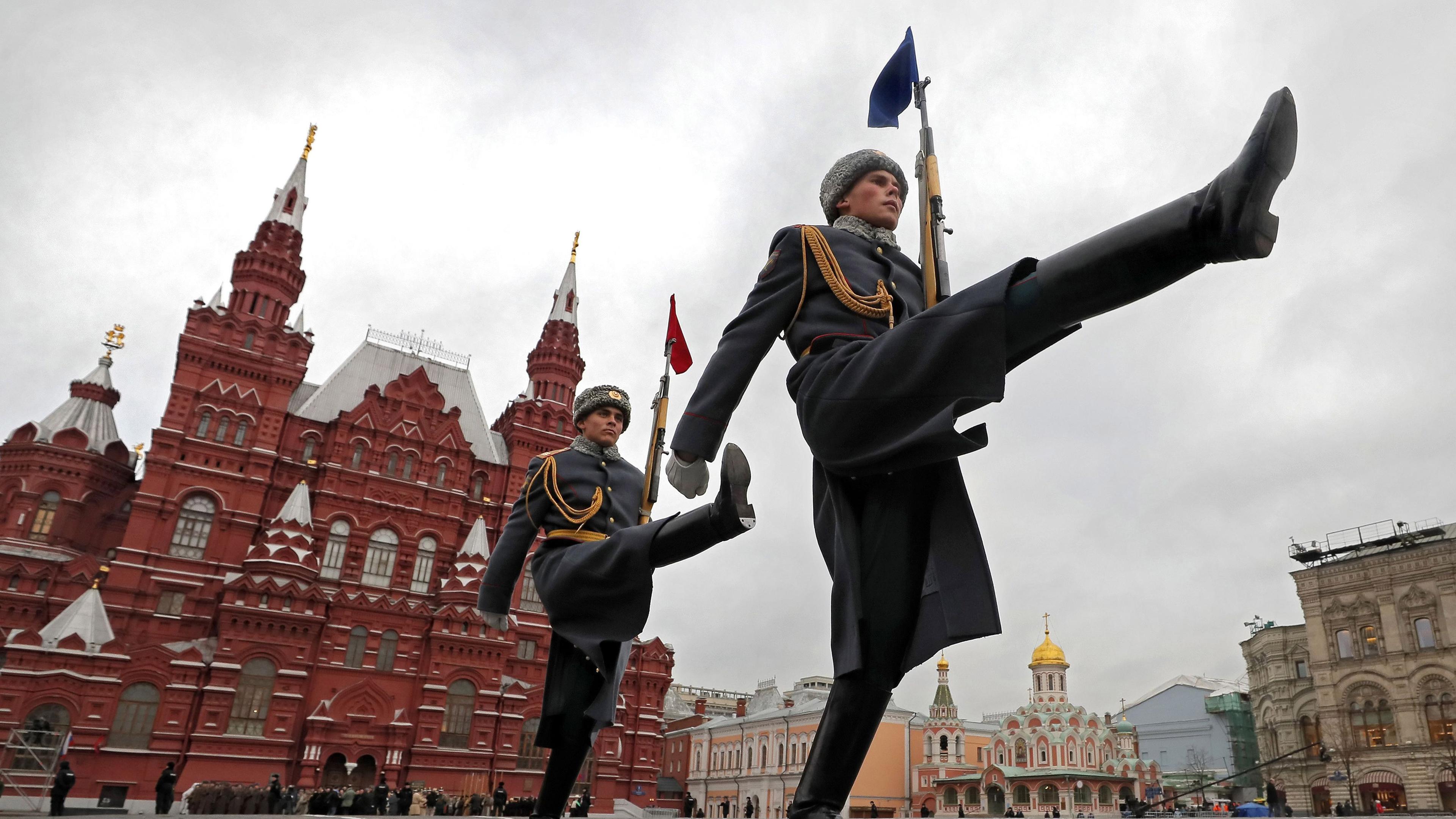Militärparade in Moskau