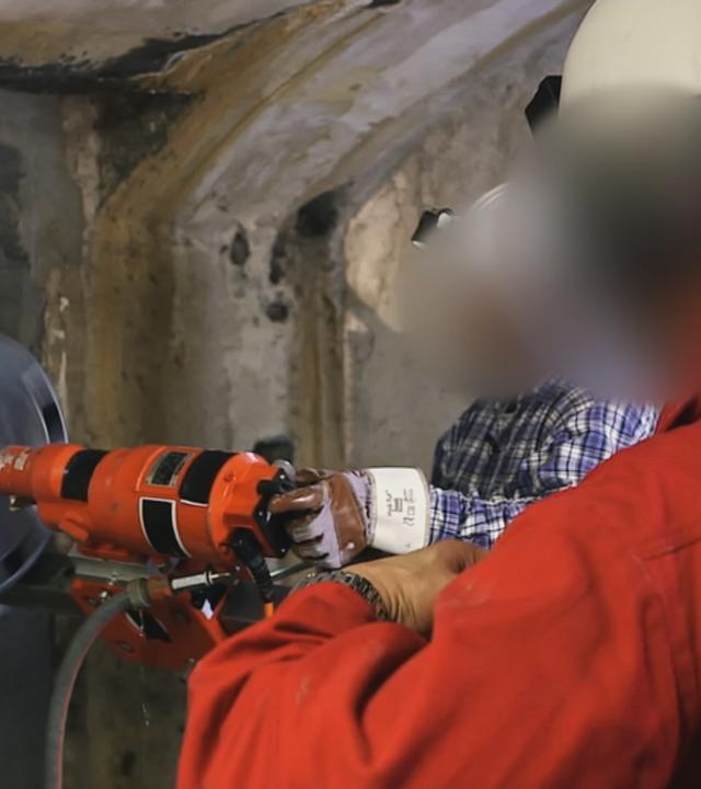 Millionenraub nachgestelle Szene