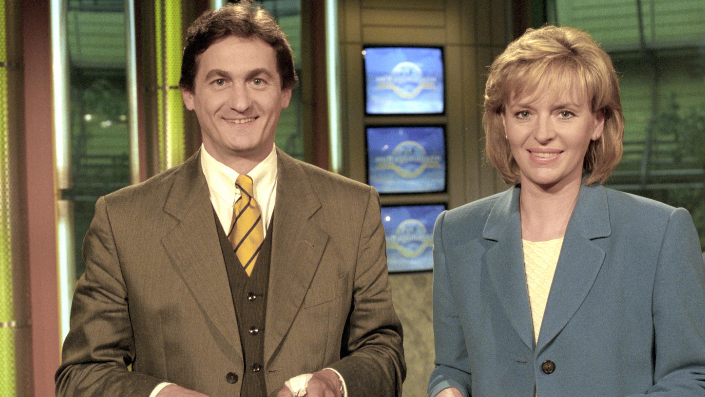 Axel Becher und Ulrike Grunewald (1997, 1.000 Sendung)