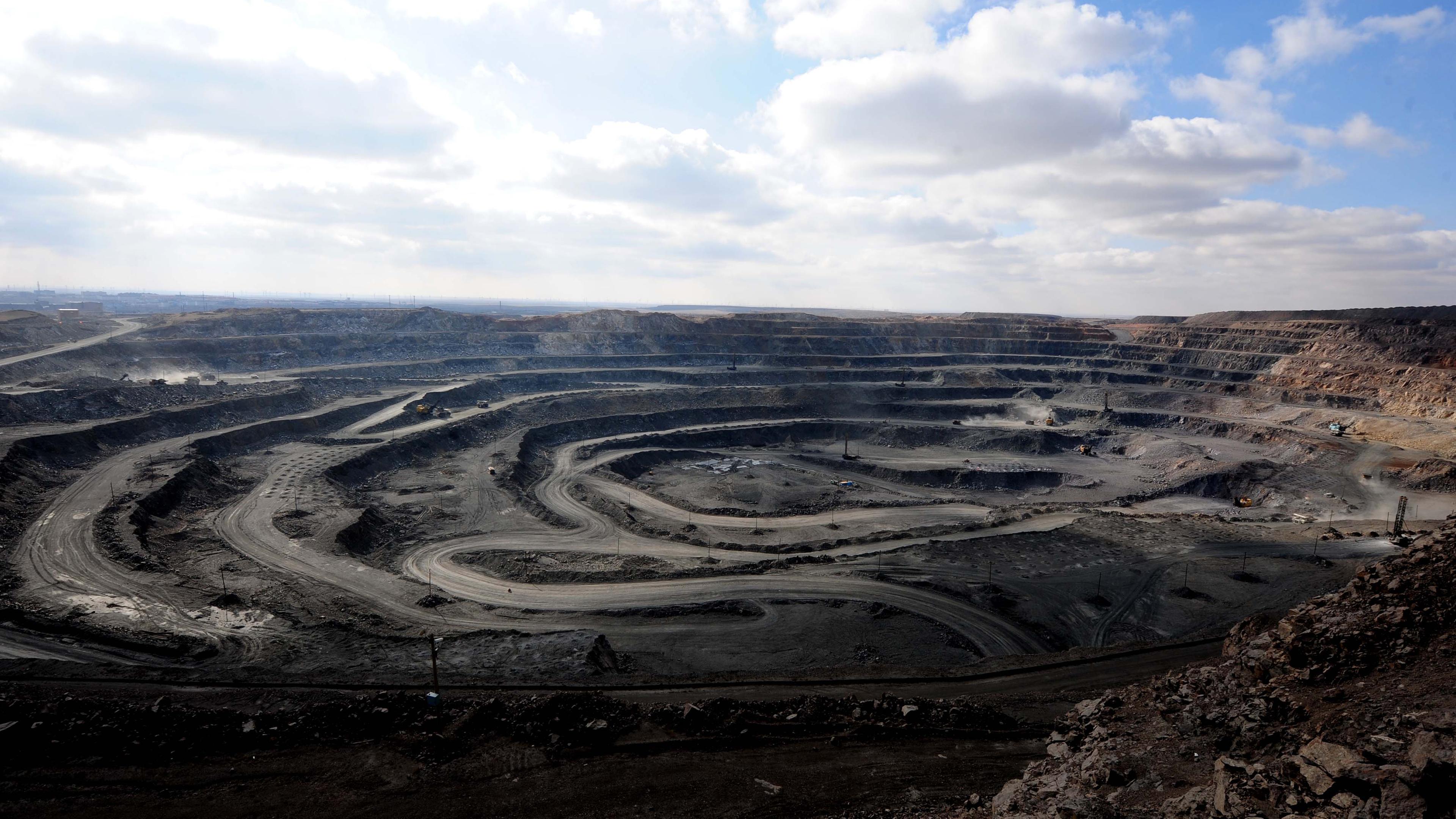 Die Bayan-Obo-Mine für Seltene Erden in der Inneren Mongolei.