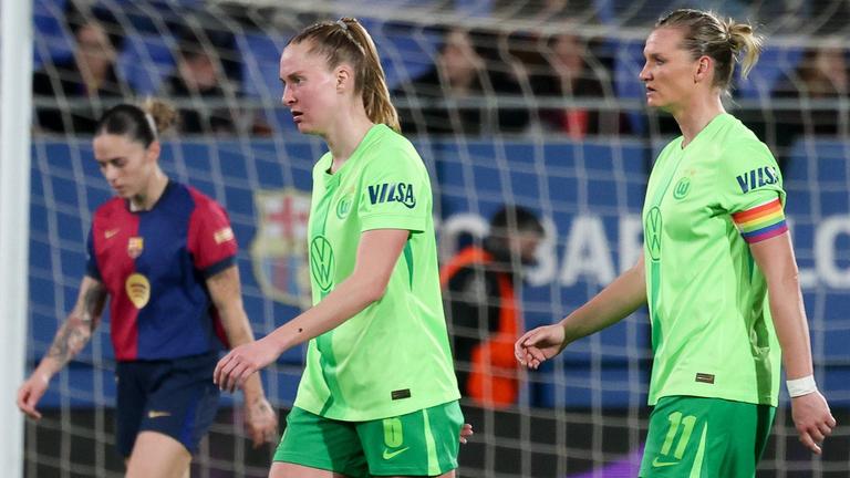 Janina Minge und Alex Popp (rechts).