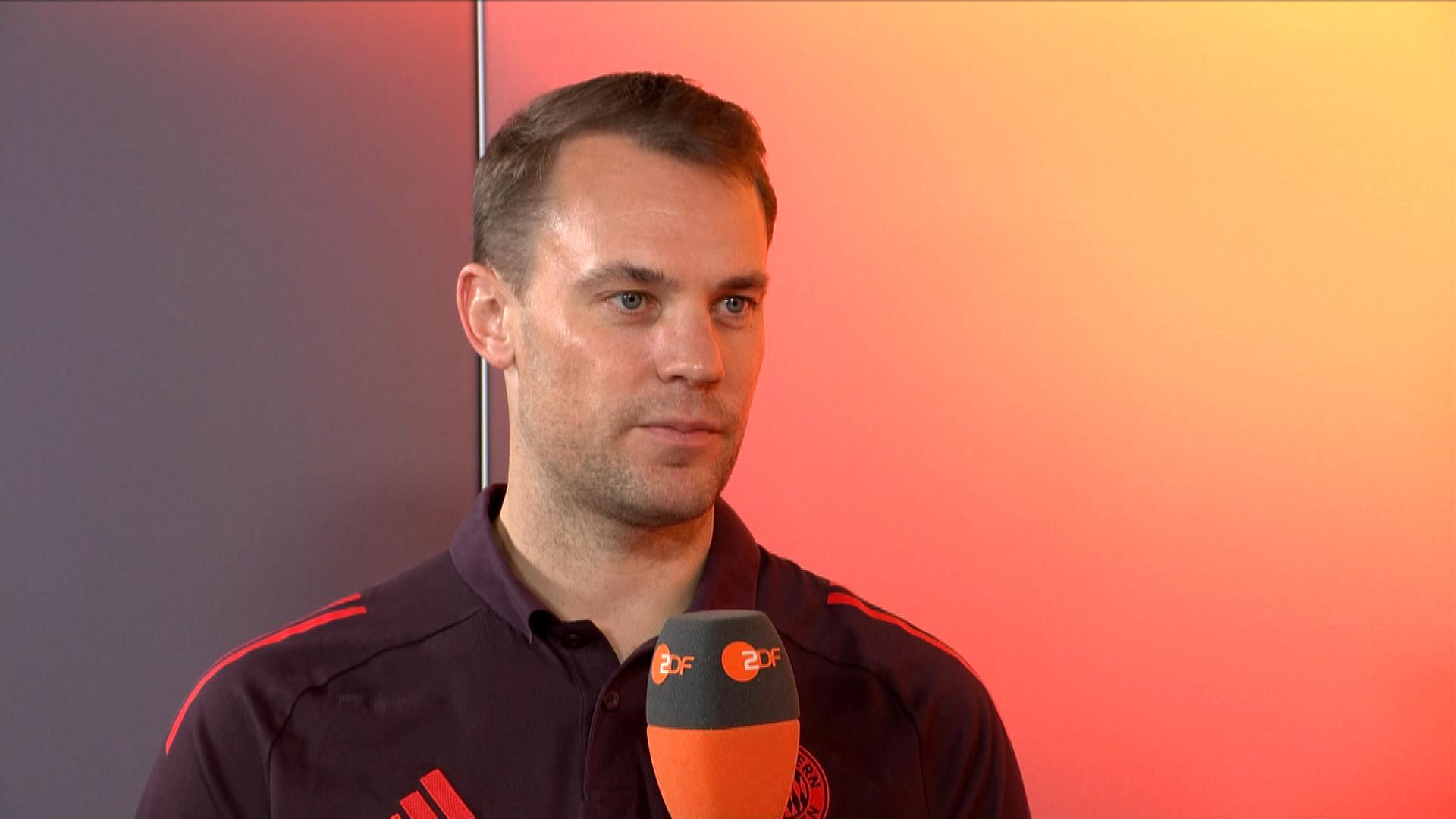 Bayerns Torwart Manuel Neuer im Gespräch mit dem ZDF am 28.09.24.
