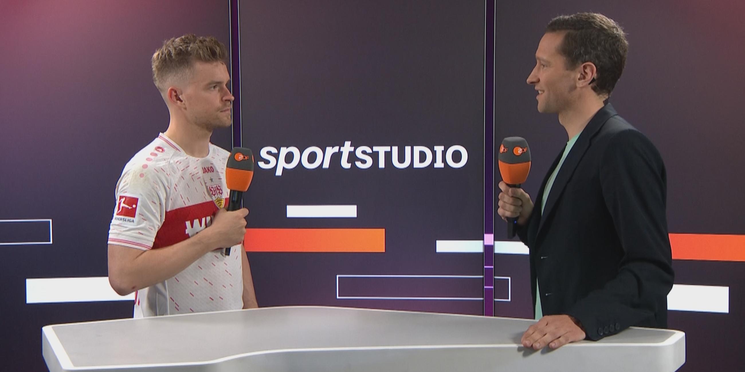 Maximilian Mittelstädt und Florian Zschiedrich beim Interview.