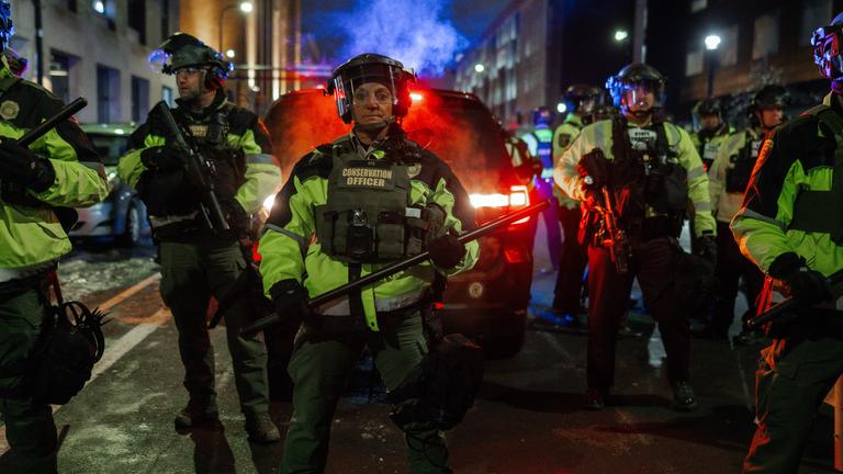 Protest gegen ICE als Reaktion auf die Erschießung von Renee Nicole Good