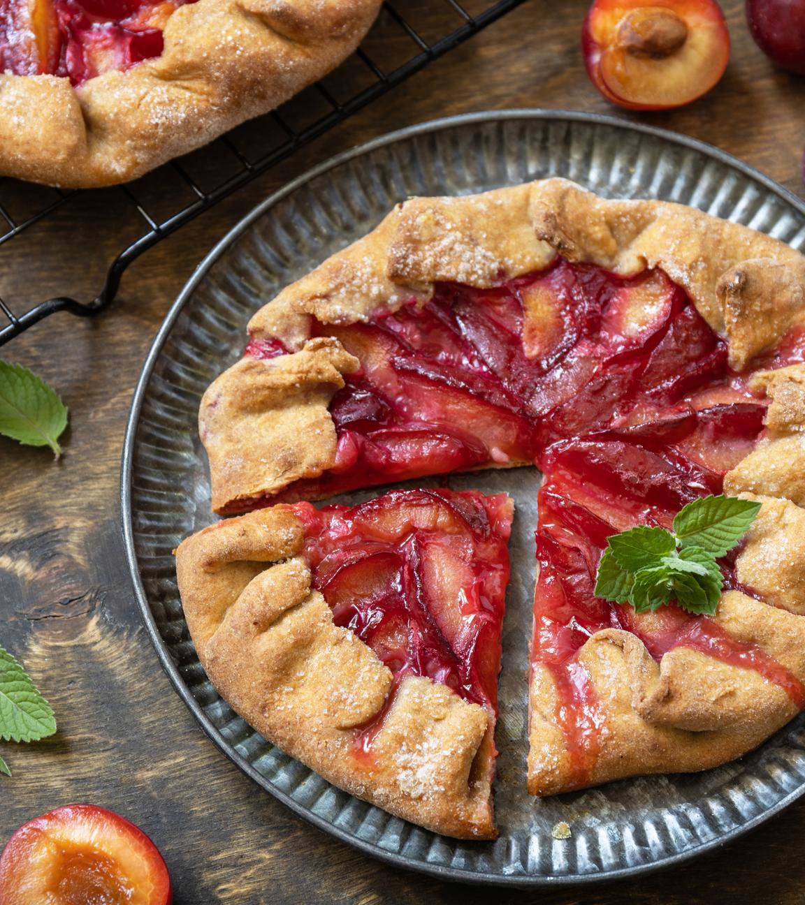 Crostata auf Tisch