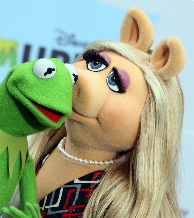 Miss Piggy und Kermit der Frosch
