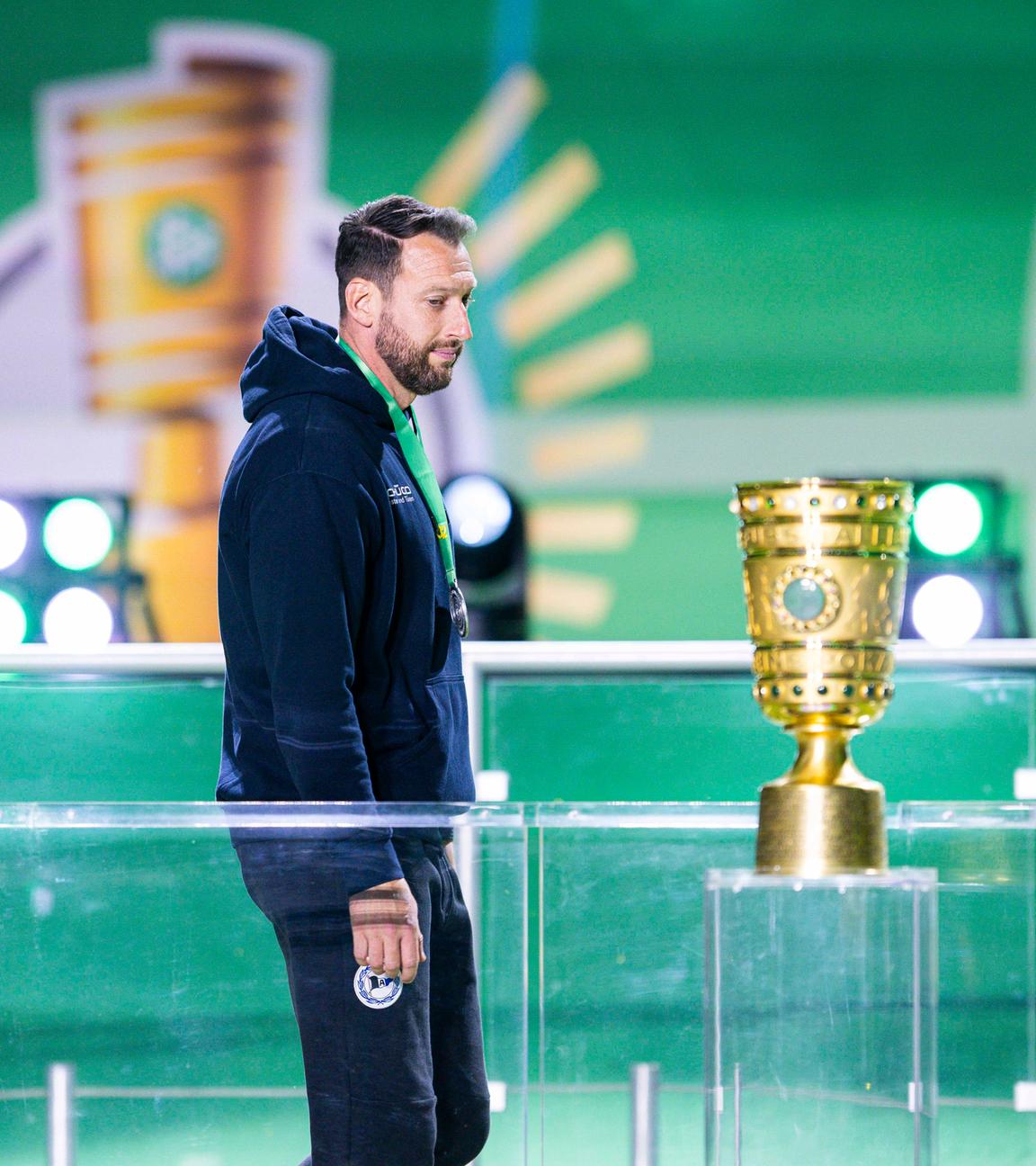 Mitch Kniat will mit Bielefeld wieder nach dem Pokal greifen