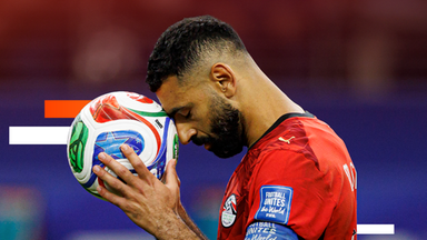 Mohamed Salah konzentriert sich vor seinem Elfmeter