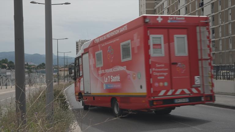 Arzt-Bus in Marseille