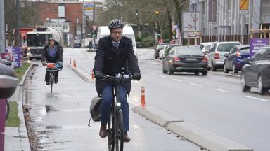 Radfahrer in Hamburg (Mobilitätswende)