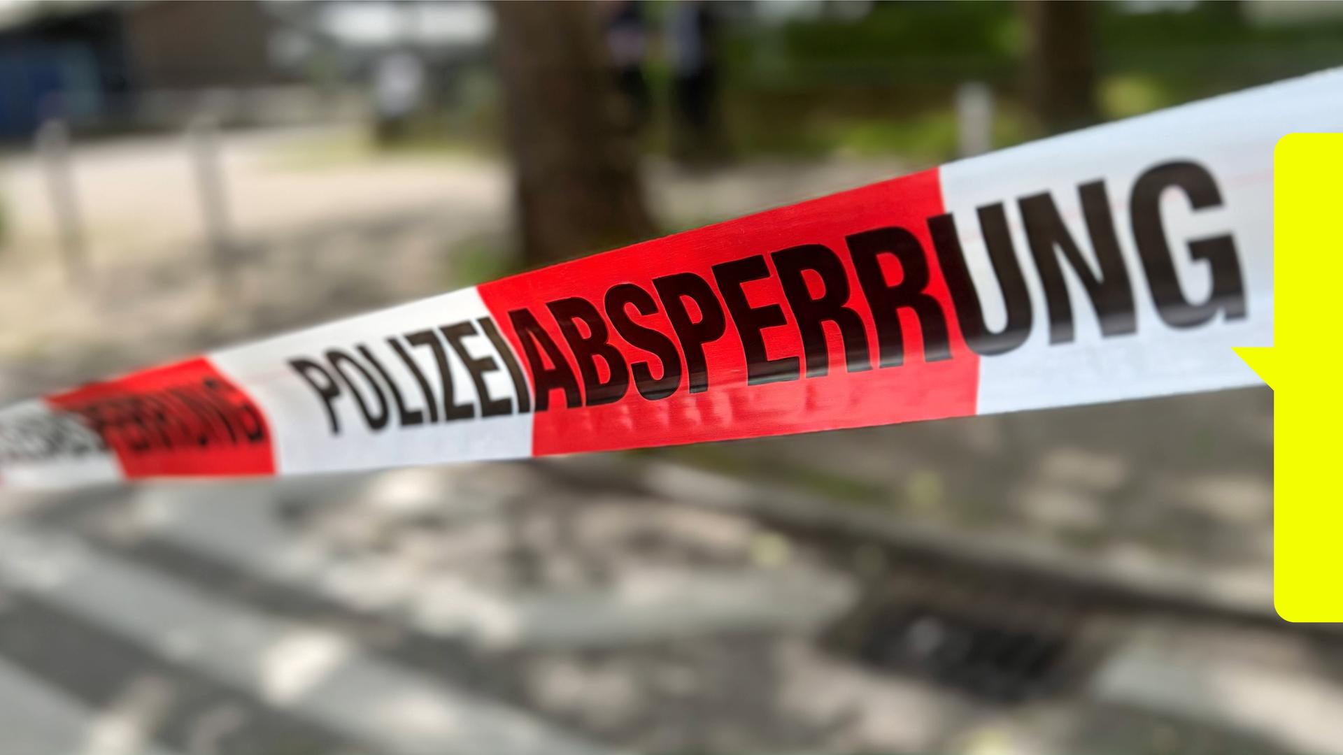Absperrband der Polizei