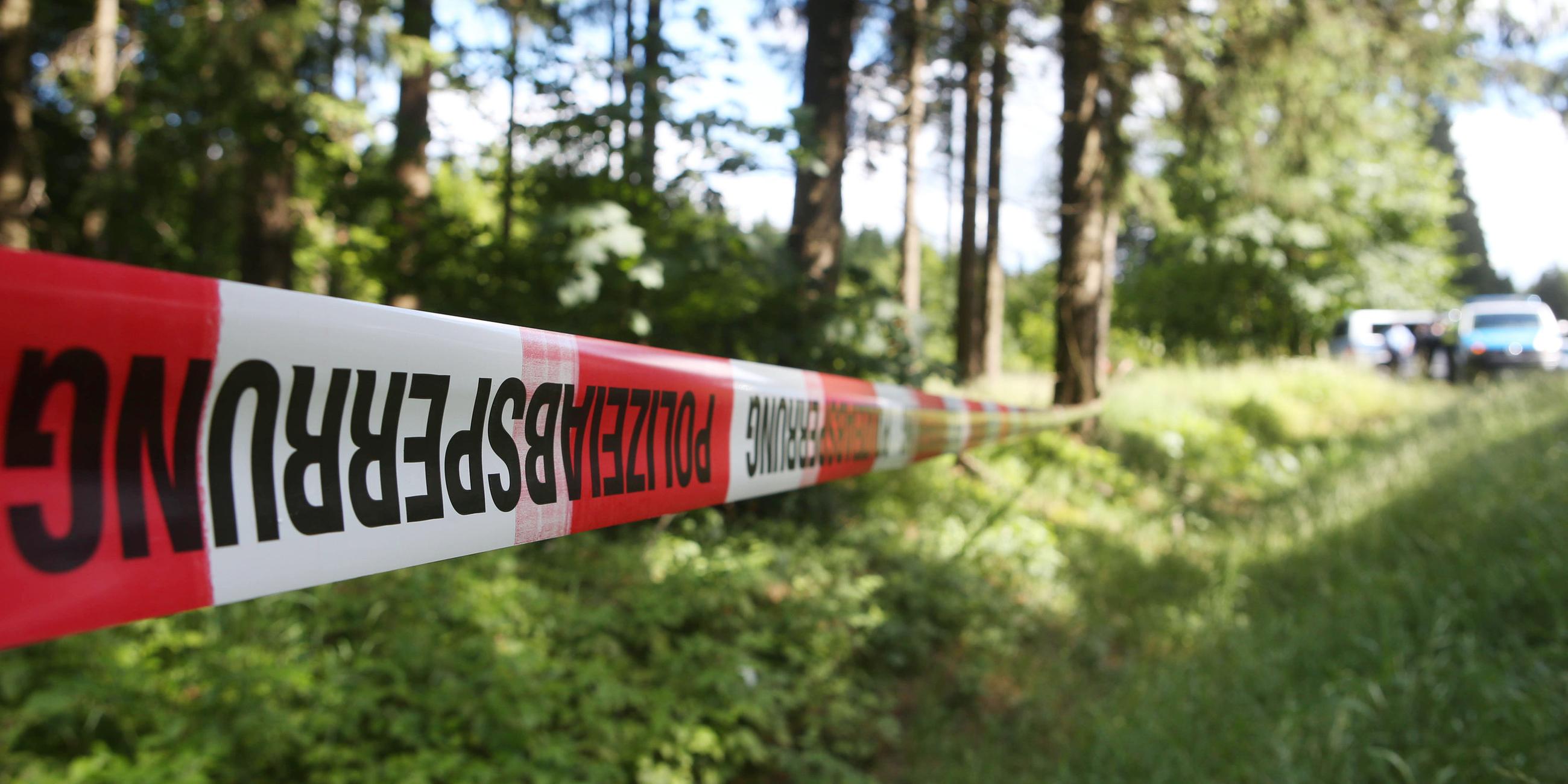 Absperrband der Polizei in Thüringen