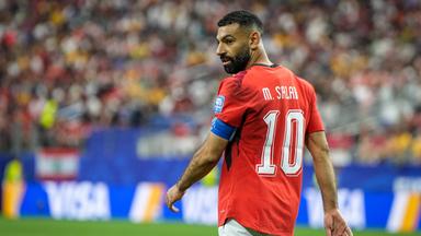 Mohamed Salah (Ägypten) im Einsatz. 