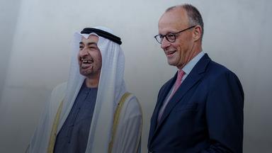 Mohammed bin Sajid und Friedrich Merz