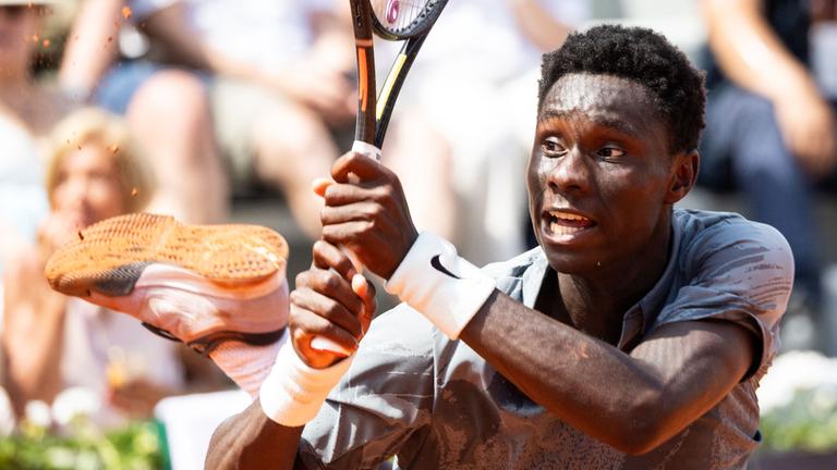 Moïse Kouamé (Frankreich) während seines Herreneinzel-Zweitrundenmatches gegen Adolfo Daniel Vallejo (Paraguay) am fünften Tag der French Open 2026 in Roland Garros am 28.05.2026 in Paris, Frankreich.