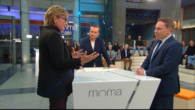 Simone Fleichmann, Andreas Wunn und Volker Ullrich (rechts)