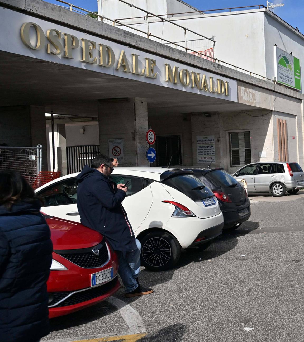 Das Monaldi-Krankenhaus in Neapel am 18. Februar 2026.