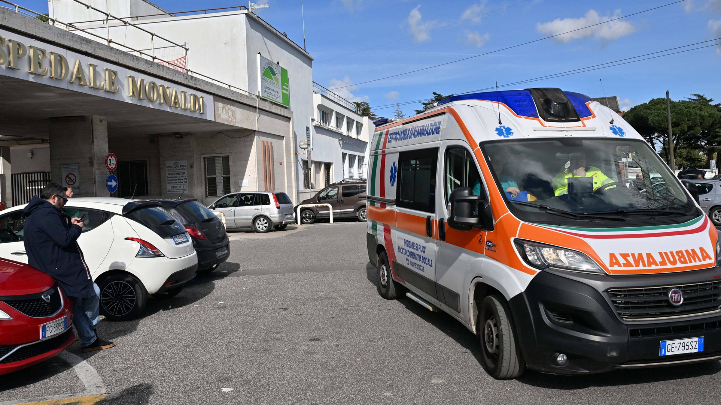 Das Monaldi-Krankenhaus in Neapel am 18. Februar 2026.