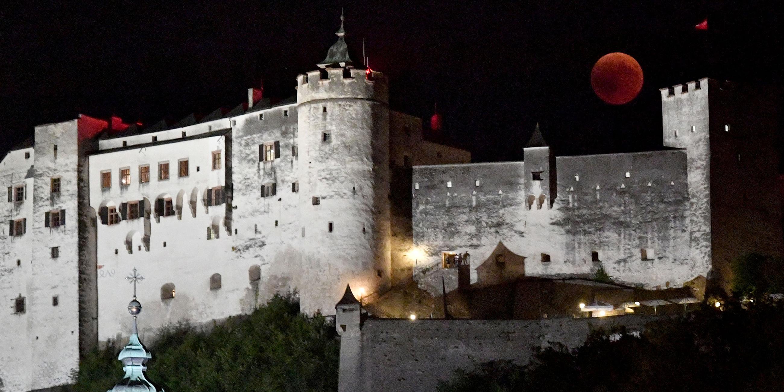 Mondfinsternis in Salzburg