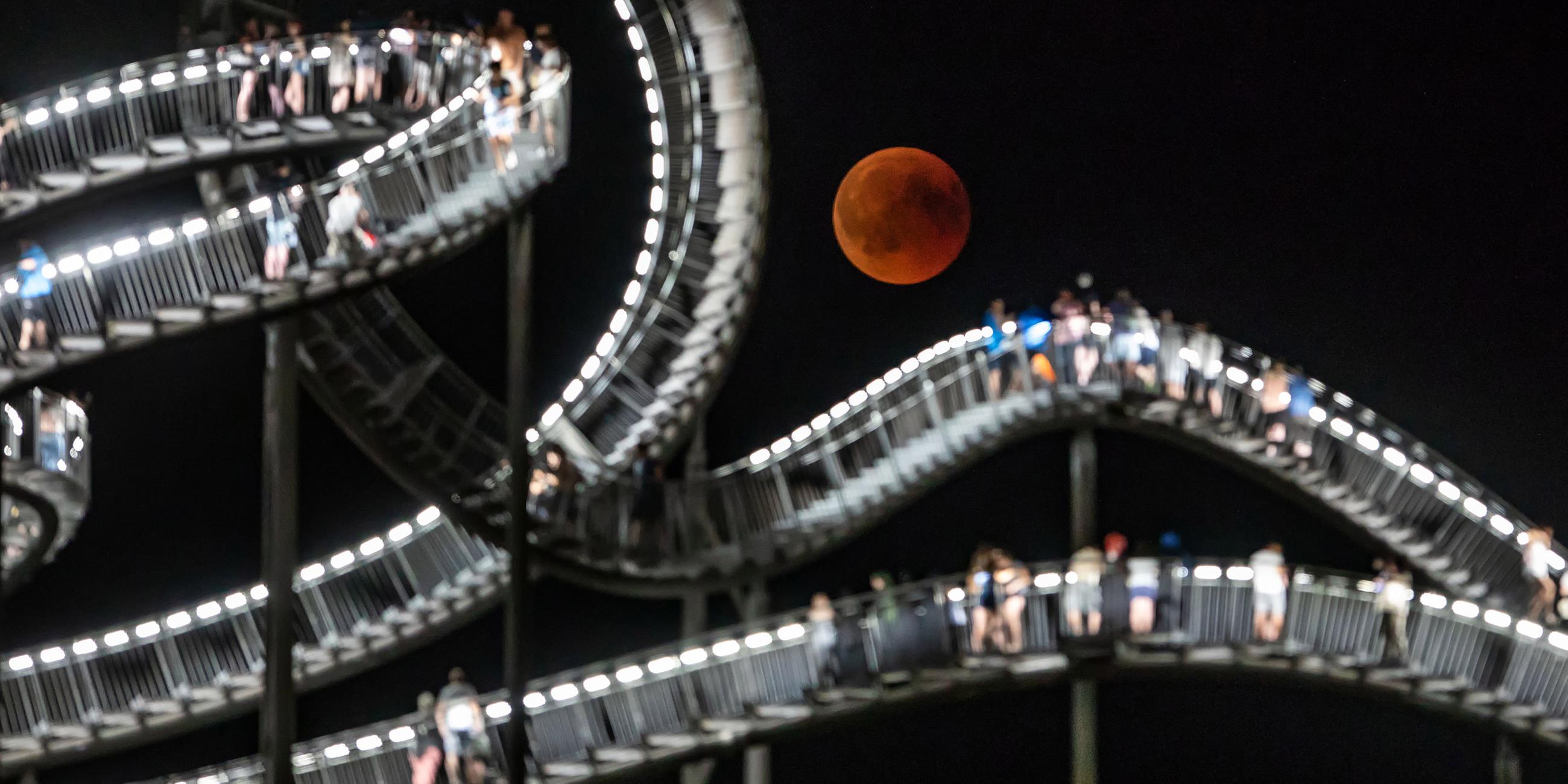Mondfinsternis in Duisburg