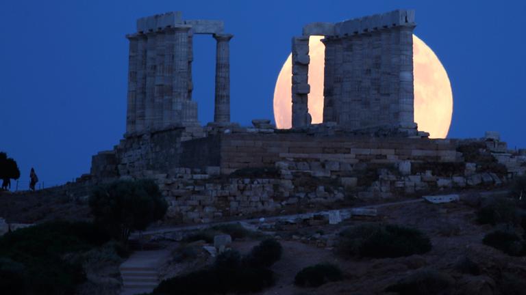 Mondfinsternis in Athen