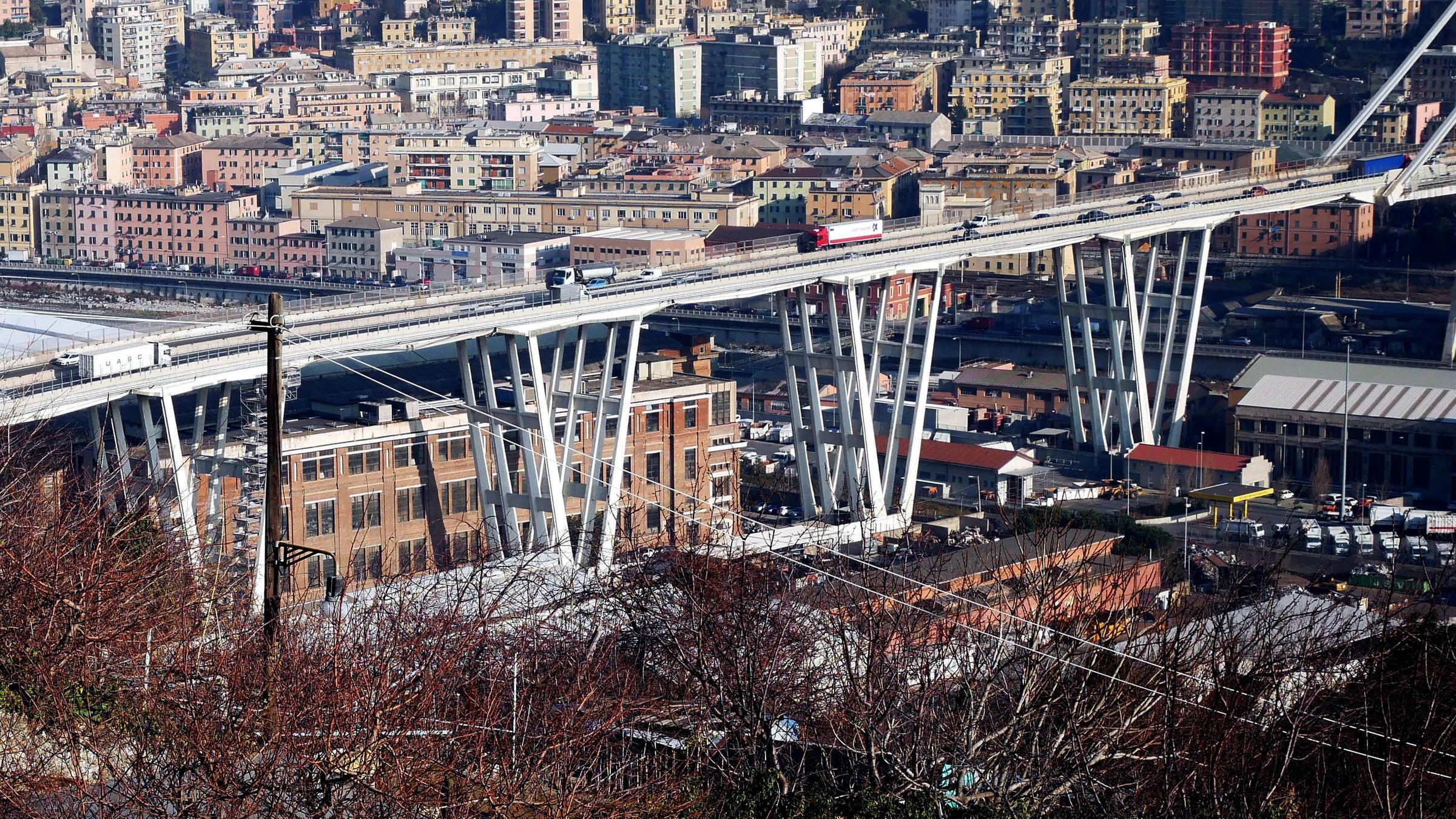 Morandi-Brücke über Genua