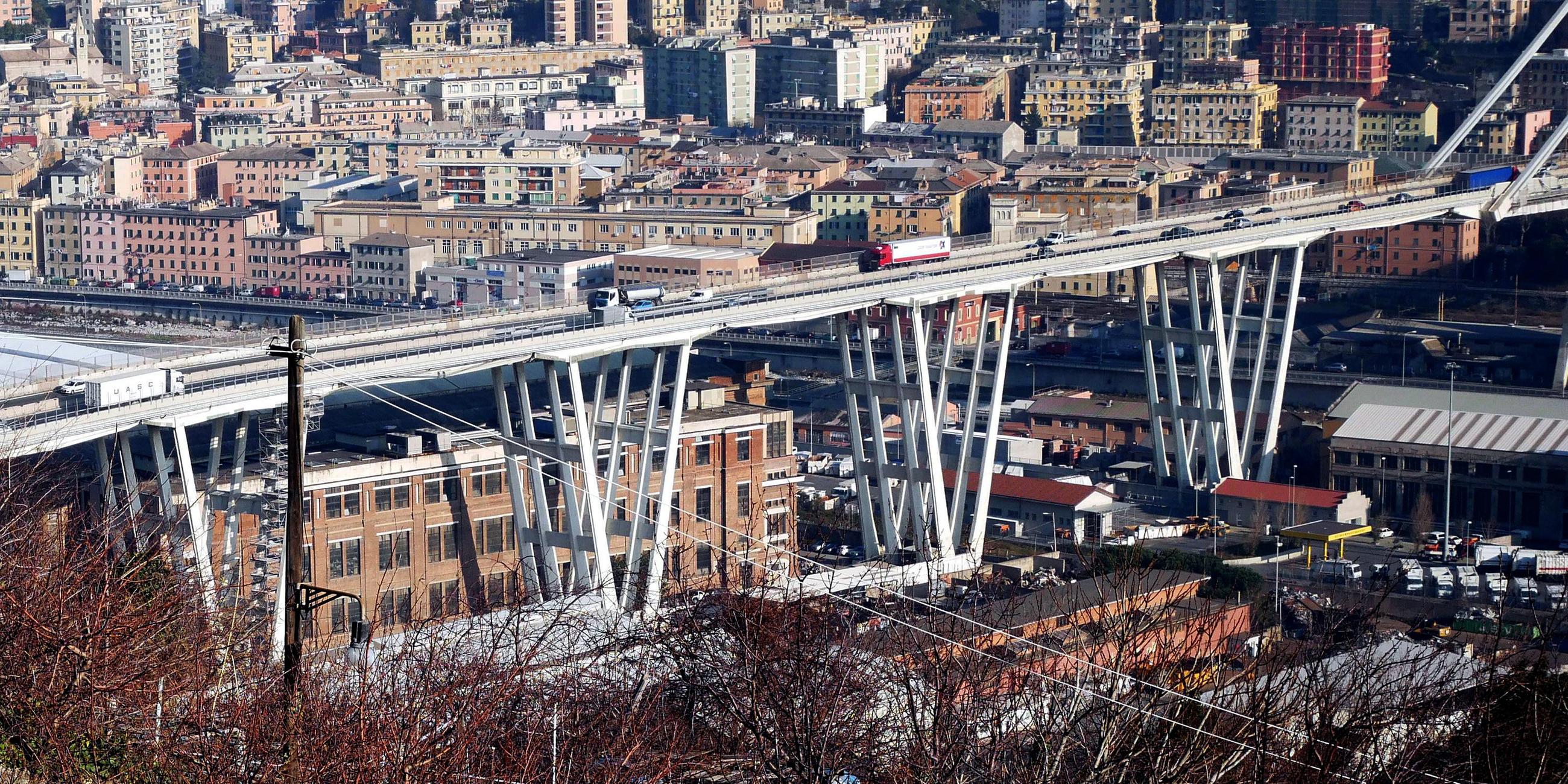 Morandi-Brücke über Genua