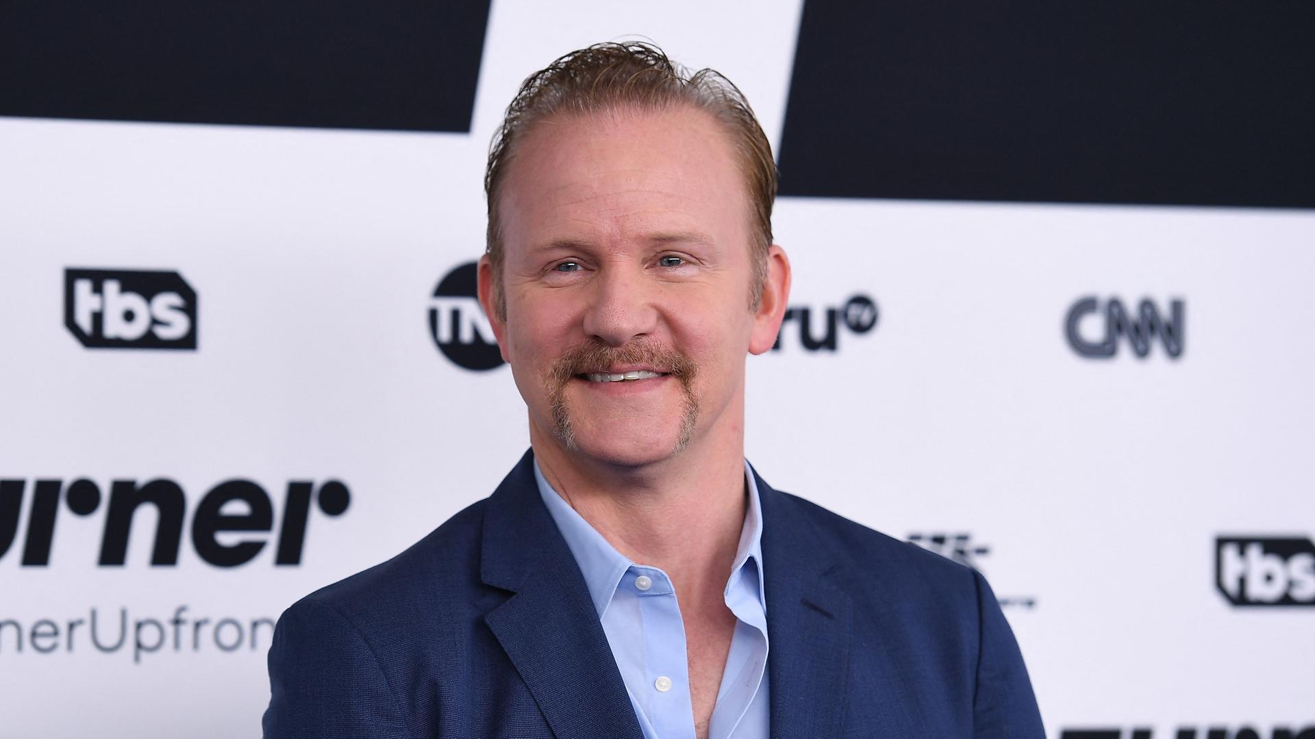Der Dokumentarfilmer Morgan Spurlock auf dem roten Teppich beim Turner Upfront 2017 in New York City.