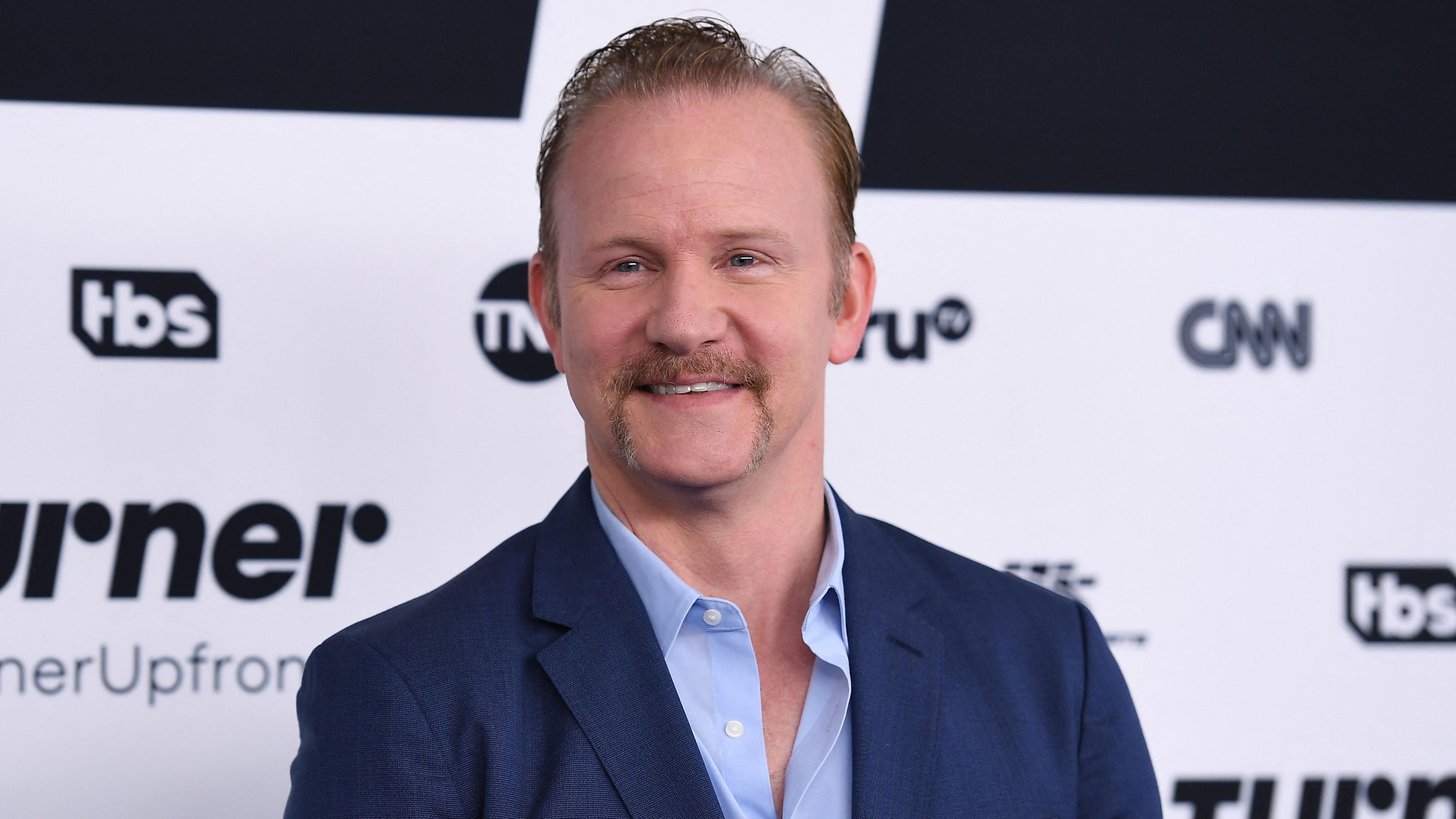 Der Dokumentarfilmer Morgan Spurlock auf dem roten Teppich beim Turner Upfront 2017 in New York City.