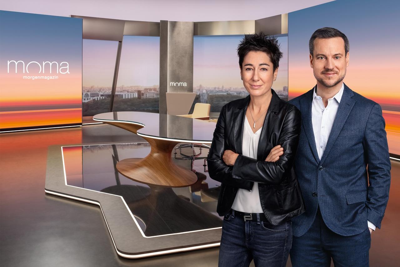 Dunja Hayali und Andreas Wunn