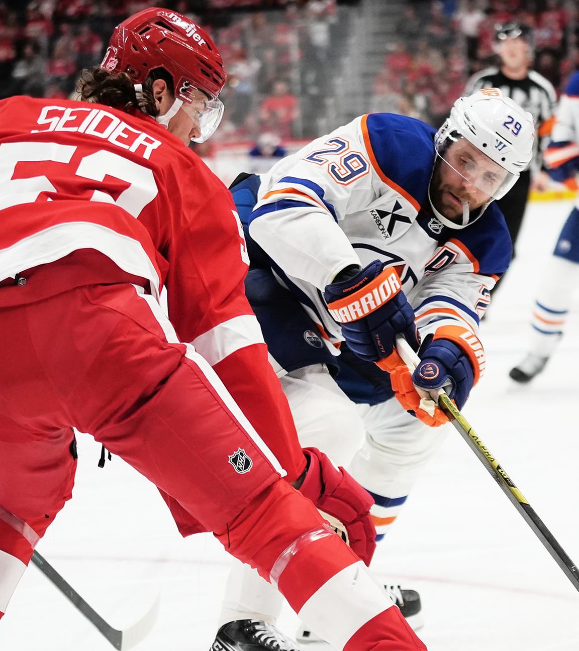 Moritz Seider und Leon Draisaitl