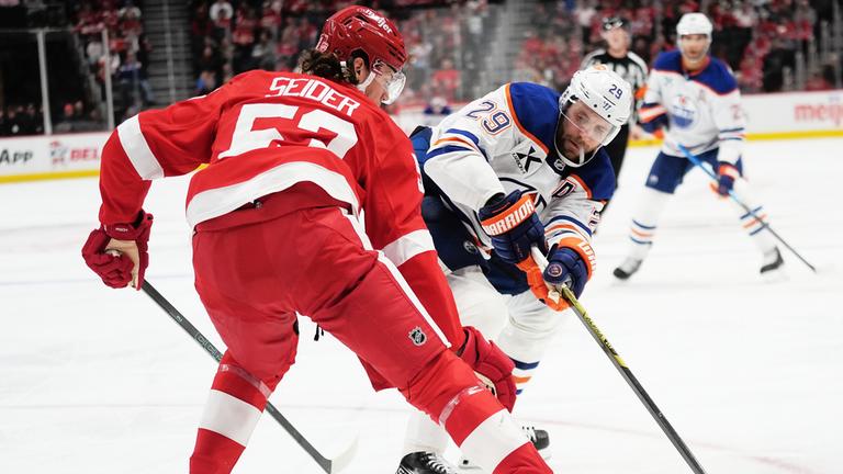 Moritz Seider und Leon Draisaitl