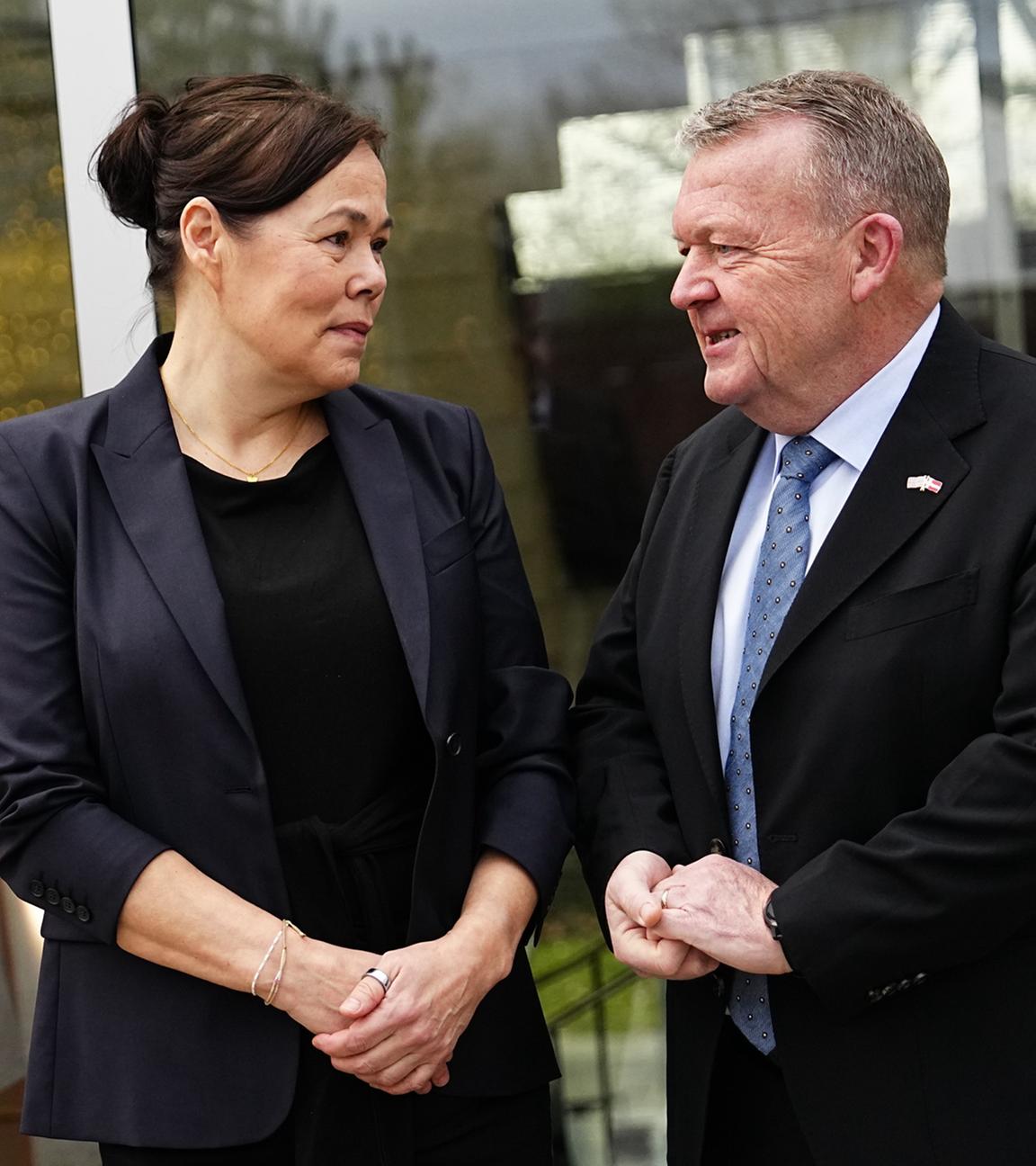 Vivian Motzfeldt und Lars Lökke Rasmussen