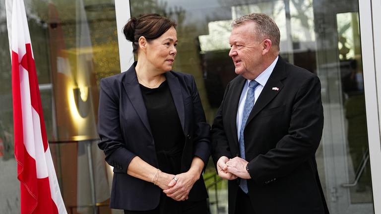 Vivian Motzfeldt und Lars Lökke Rasmussen