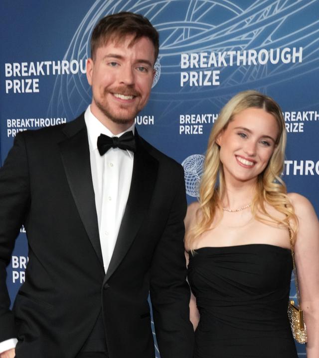 MrBeast mit seiner Freundin Thea Booysen