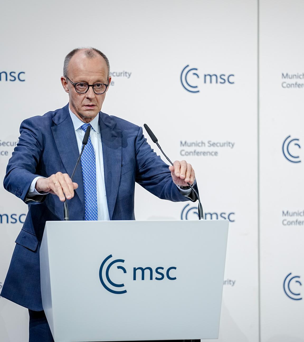 Bayern, München: Bundeskanzler Friedrich Merz (CDU) spricht bei der Eröffnung der 62. Münchner Sicherheitskonferenz (MSC).