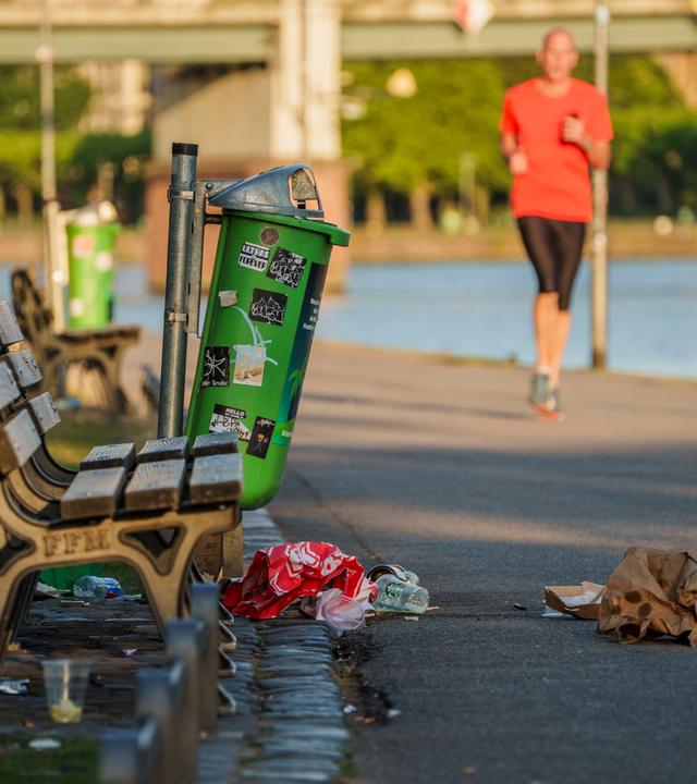 Müll in Frankfurt