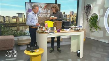 Philip Heldt mit Carsten Rügerr im "Volle Kanne"-Studio